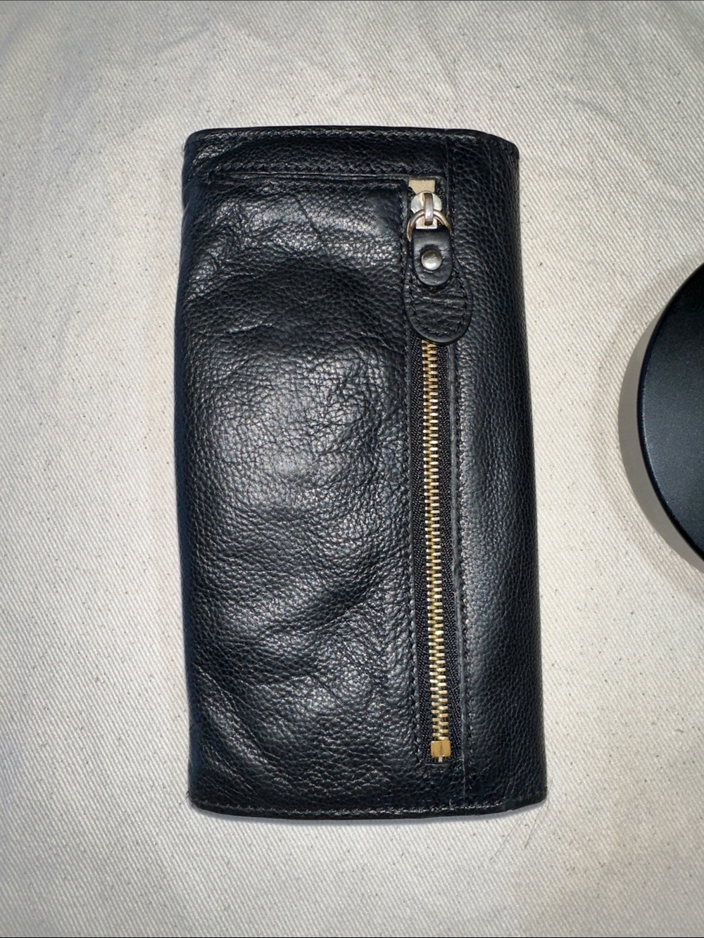 Authentic Chloe Elsie Black Leather Wallet  Gold Hardware | EUC - Picture 7 of 16
